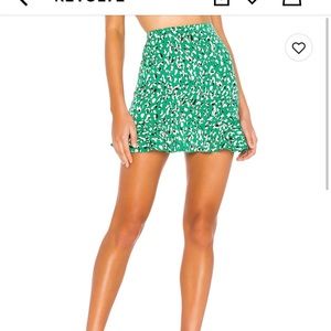 Superdown Kelly ruffle mini skirt size xs